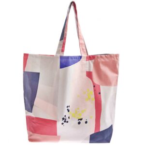 rico design - Rico Design Shopper Okina Hana hellgrau 41x55x19cm