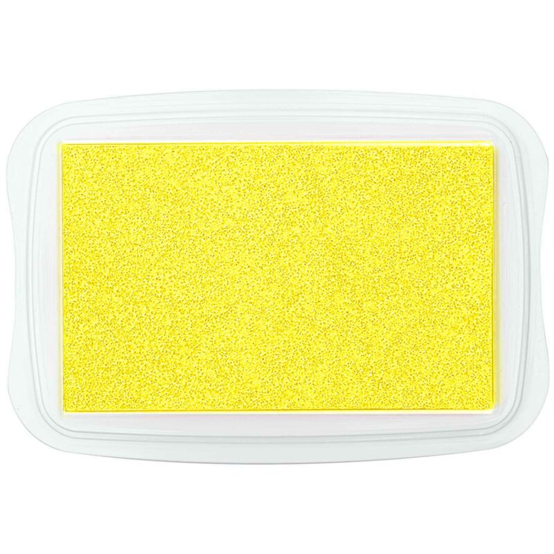 rico design - STEMPELKISSEN NEON GELB 9 X 6 CM