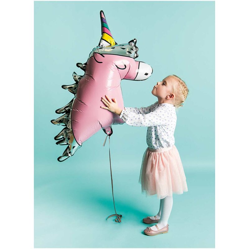 Folienballon "YEY! Let's Party" – Einhorn – Bild 3