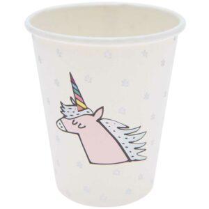 rico design - YEY! Let's Party Pappbecher Einhorn 200ml 12 Stück