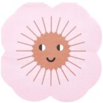 rico design - YEY! Let's Party Servietten Blume 16x16cm 20 Stück