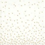 rico design - YEY! Let's Party Servietten Punkte gold 33x33cm 20 Stück