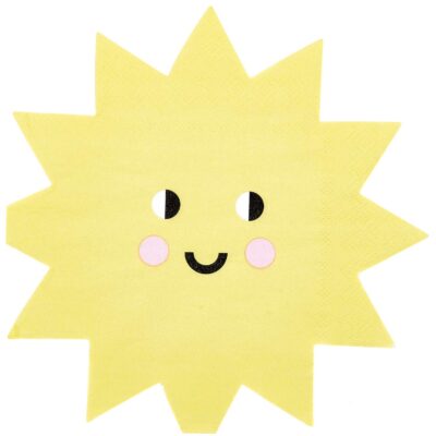 rico design - YEY! Let's Party Servietten Sonne 33x33cm 20 Stück