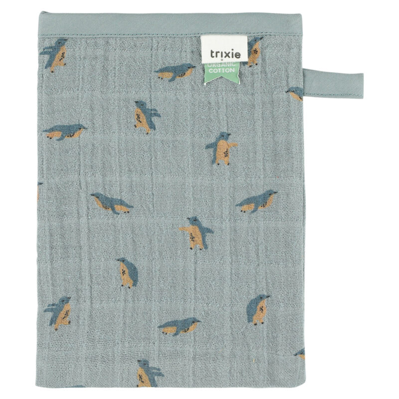 Mullwaschhandschuhe aus Bio-Baumwolle - Peppy Penguins – Bild 2