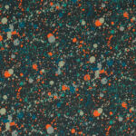verhees textiles - Jersey - Neon Pint Splatter - Grey / Pink