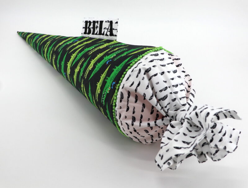 Schultüte "Crocodile" mit Namen – Bild 4