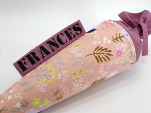 Schultüte "Blumen Rico" mit Namen