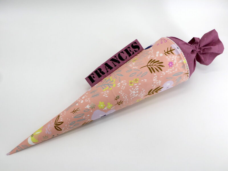 Schultüte "Blumen Rico" mit Namen – Bild 4