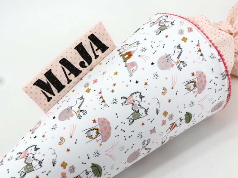Schultüte "Glitter sweet unicorn" mit Namen – Bild 2