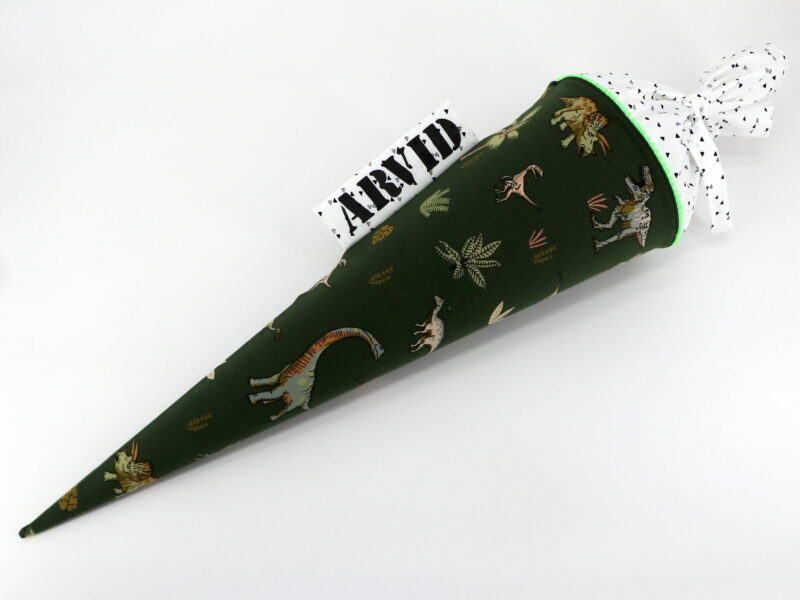 Schultüte "Dino" mit Namen – Bild 2