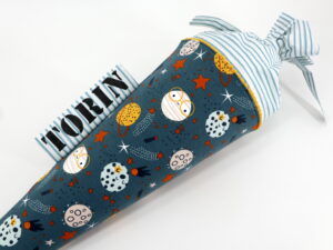 Schultüte "Space" mit Namen