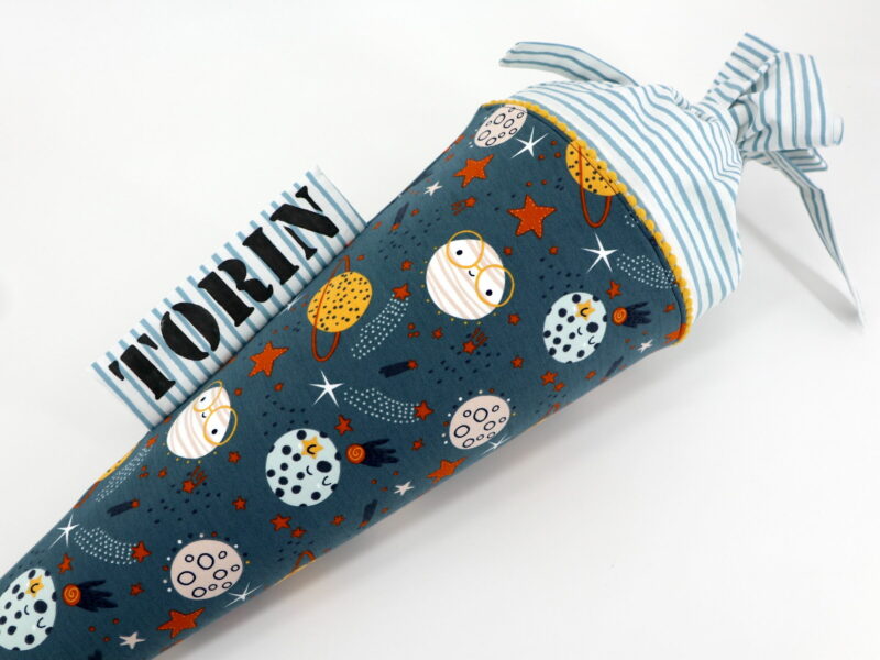 Schultüte "Space" mit Namen