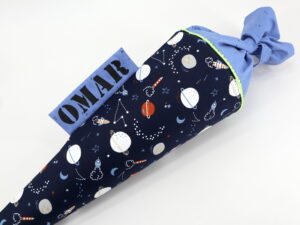 Schultüte "Space" mit Namen