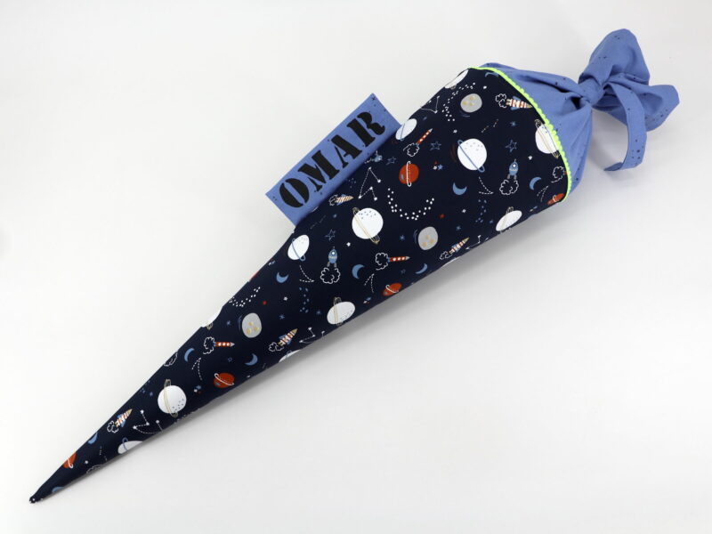 Schultüte "Space" mit Namen – Bild 3