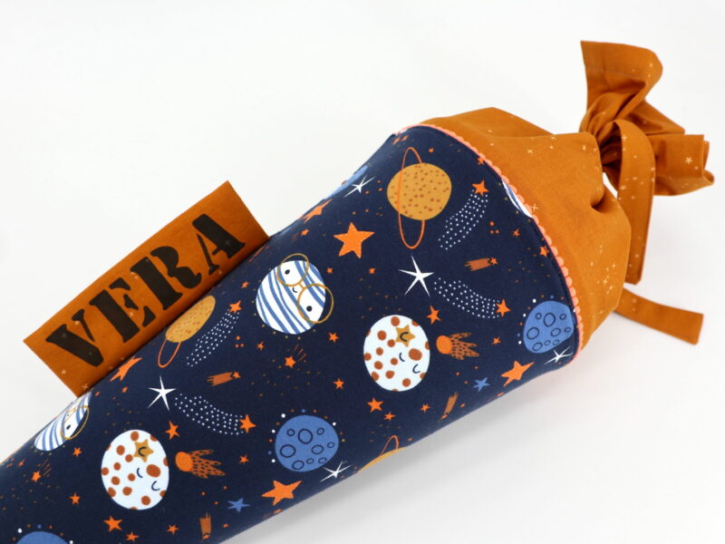 Schultüte "Space" mit Namen