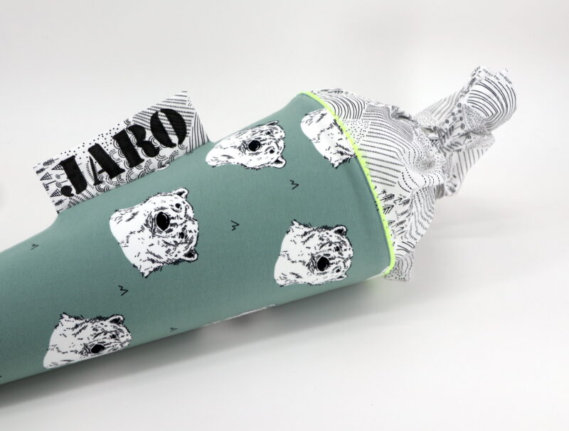 Schultüte "Polarbär" mit Namen