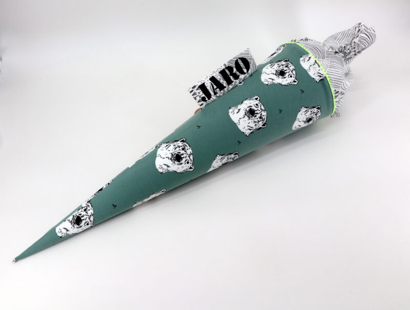 Schultüte "Polarbär" mit Namen – Bild 4