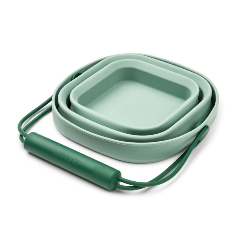 Liewood - Abelone Bucket - Faltbarer Eimer (1040 Peppermint / Garden Breen)