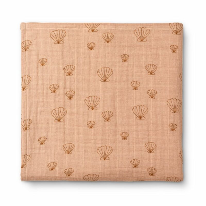 Liewood - Ben muslin swaddle print (Sea Shell/pale tuscany)