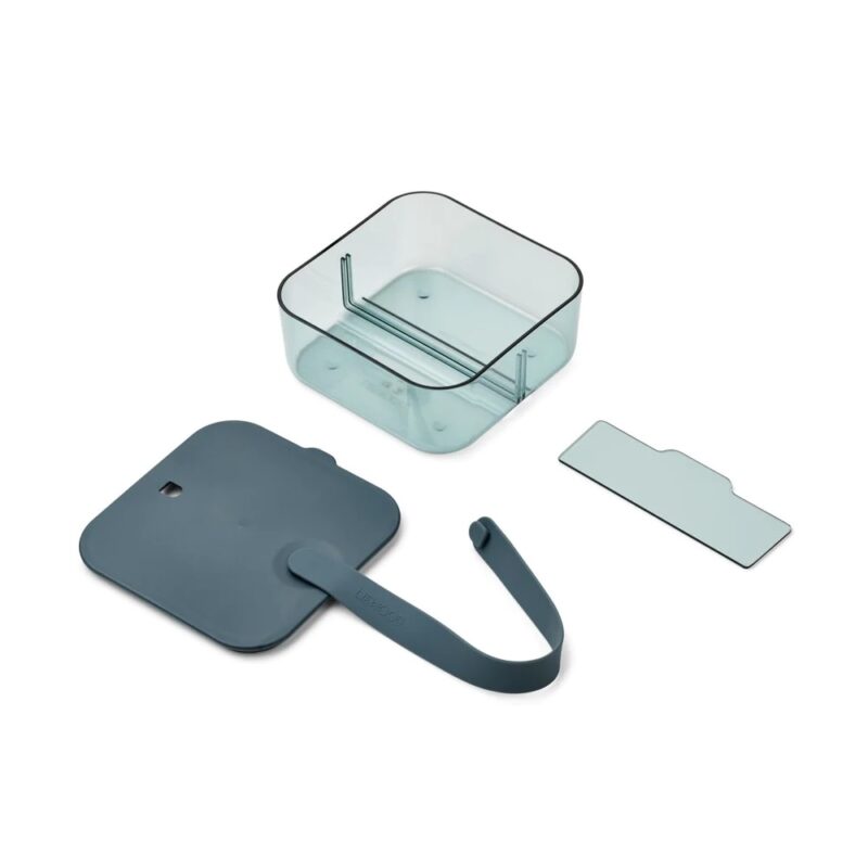 Carin Lunch Box - Small Whale Blue / Sea Blue – Bild 2