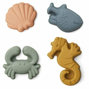 Liewood - Gill Sand Moulds 4er Set (Sea Creature / Sandy)