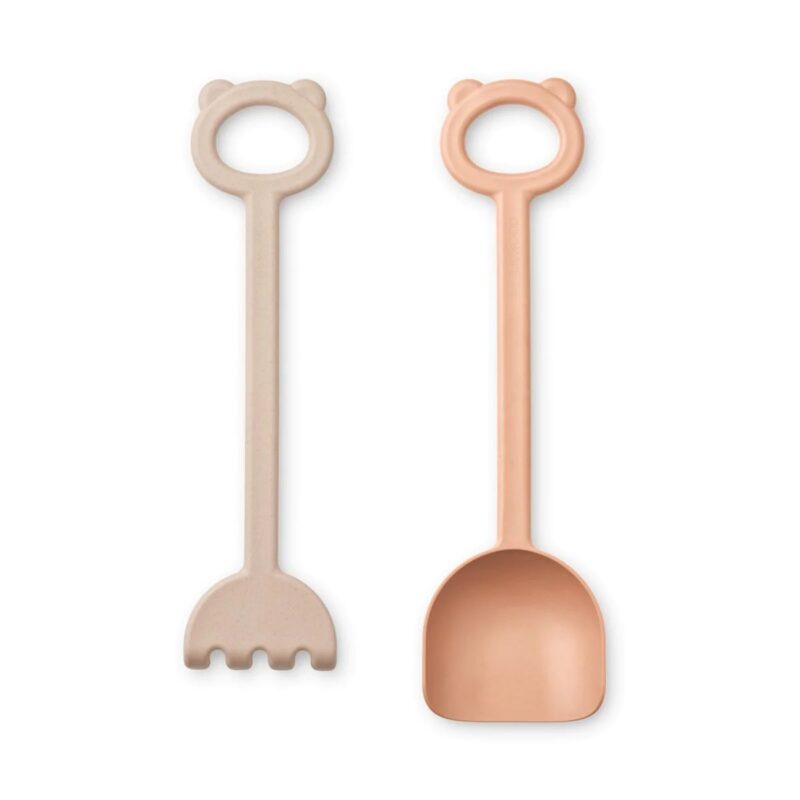 Liewood - Hilda Shovel & Rake - Strandspielzeug (1037 Tuscany Rose / Apple Blossom)