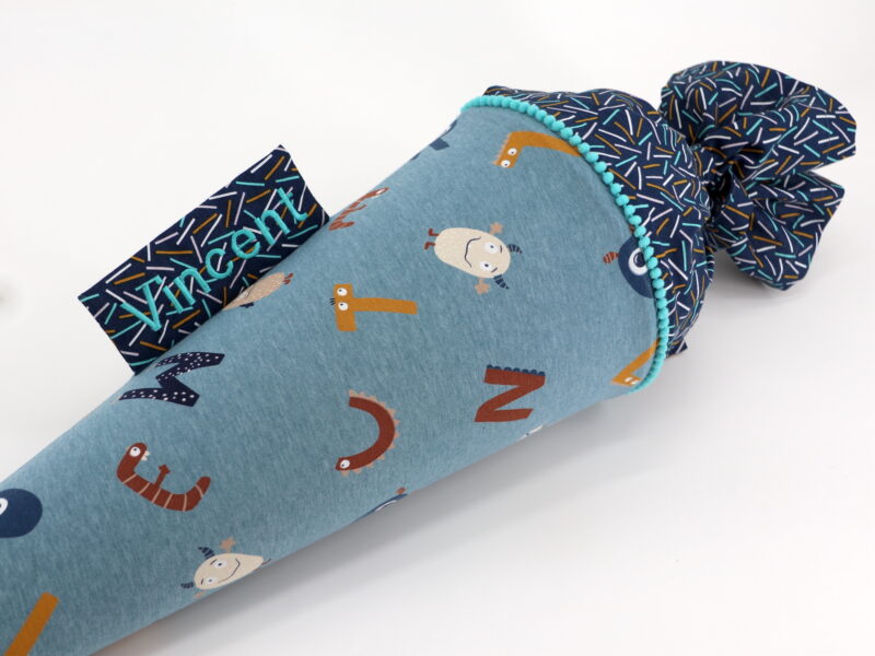 Schultüte "Cool Monster" mit Namen