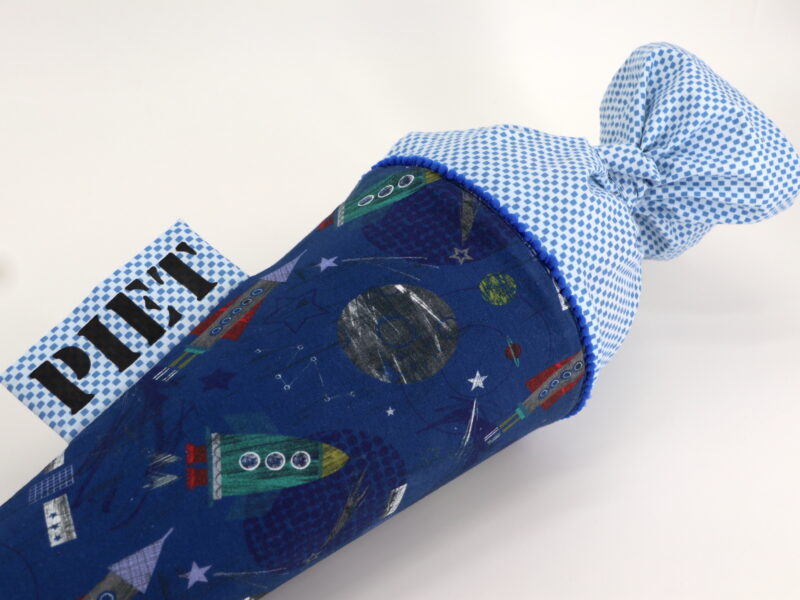 Schultüte "Space cobalt" mit Namen – Bild 3