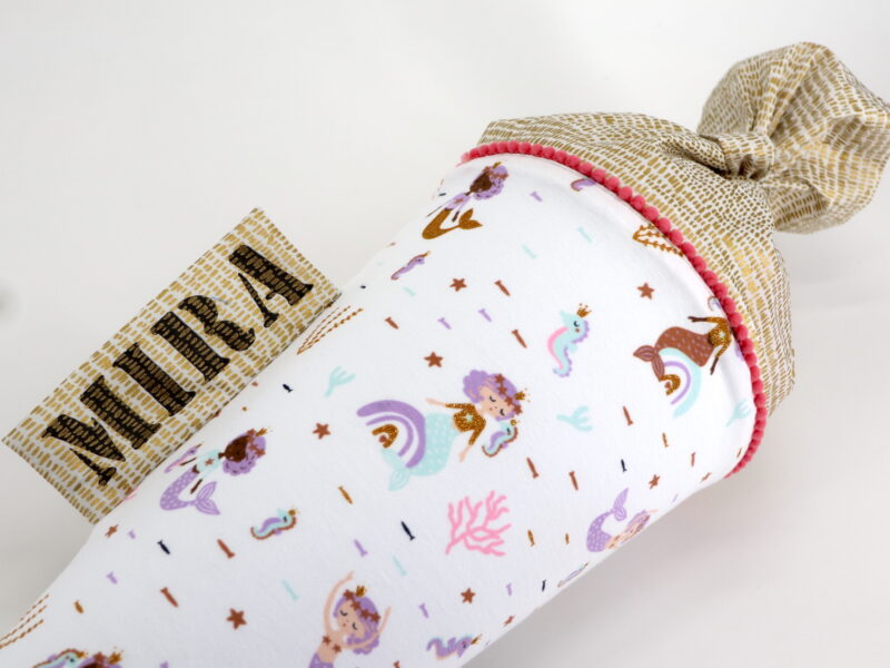 Schultüte "Glitter Mermaids" mit Namen – Bild 6
