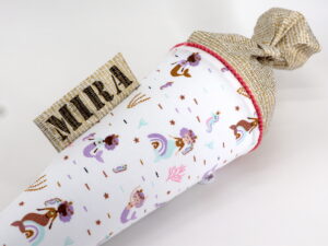 Schultüte "Glitter Mermaids" mit Namen
