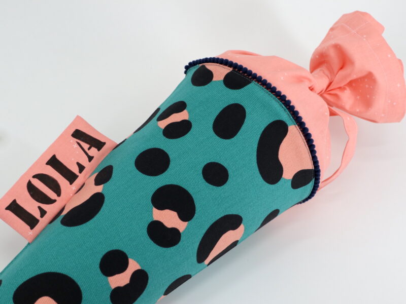 Schultüte "Rosa Leo" mit Namen – Bild 3