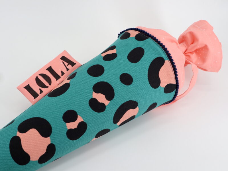 Schultüte "Rosa Leo" mit Namen