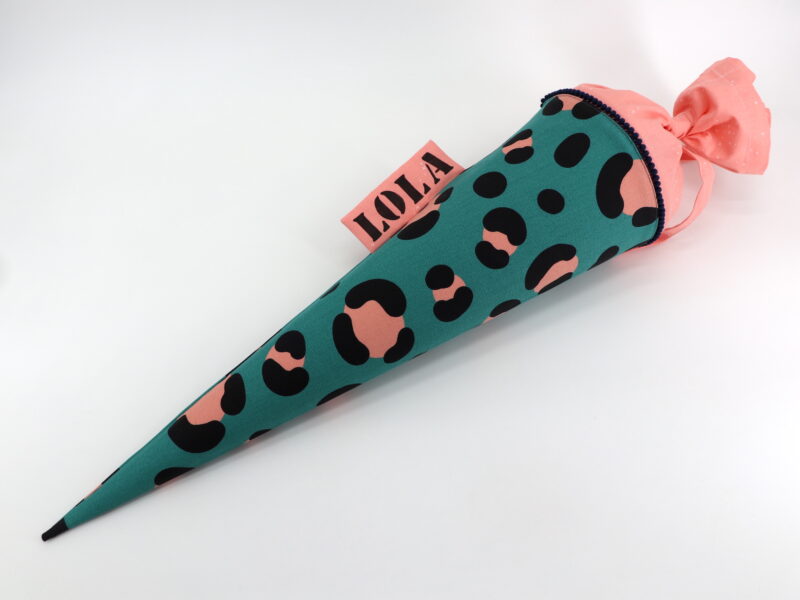 Schultüte "Rosa Leo" mit Namen – Bild 2
