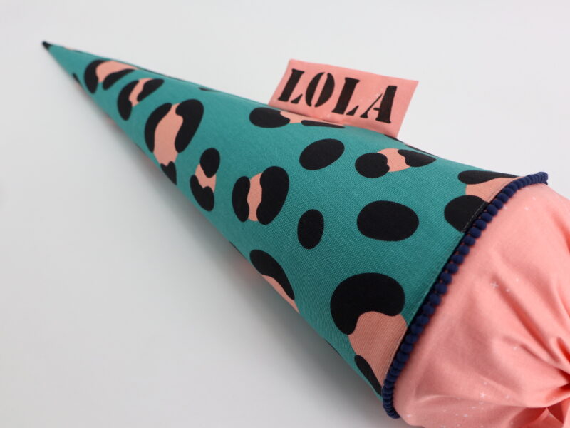 Schultüte "Rosa Leo" mit Namen – Bild 5