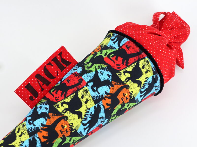 Schultüte "Dino" mit Namen