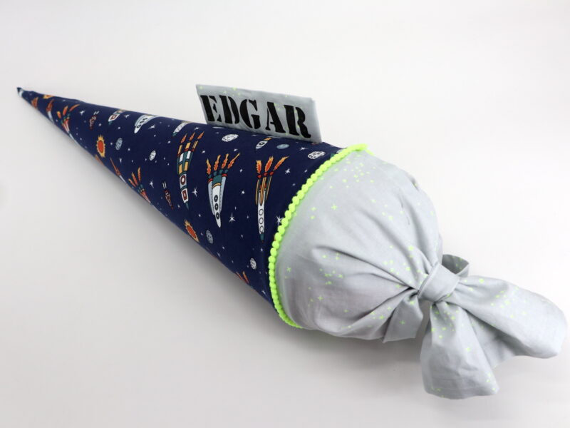 Schultüte "Raketen" mit Namen – Bild 6