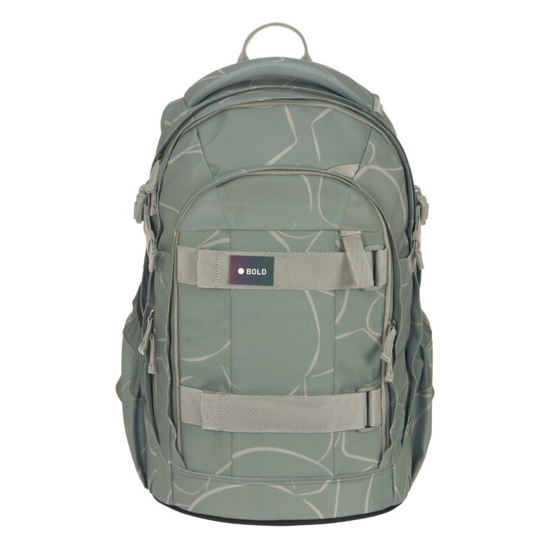 Lässig - School Backpack Origin Bold (Curve sage)