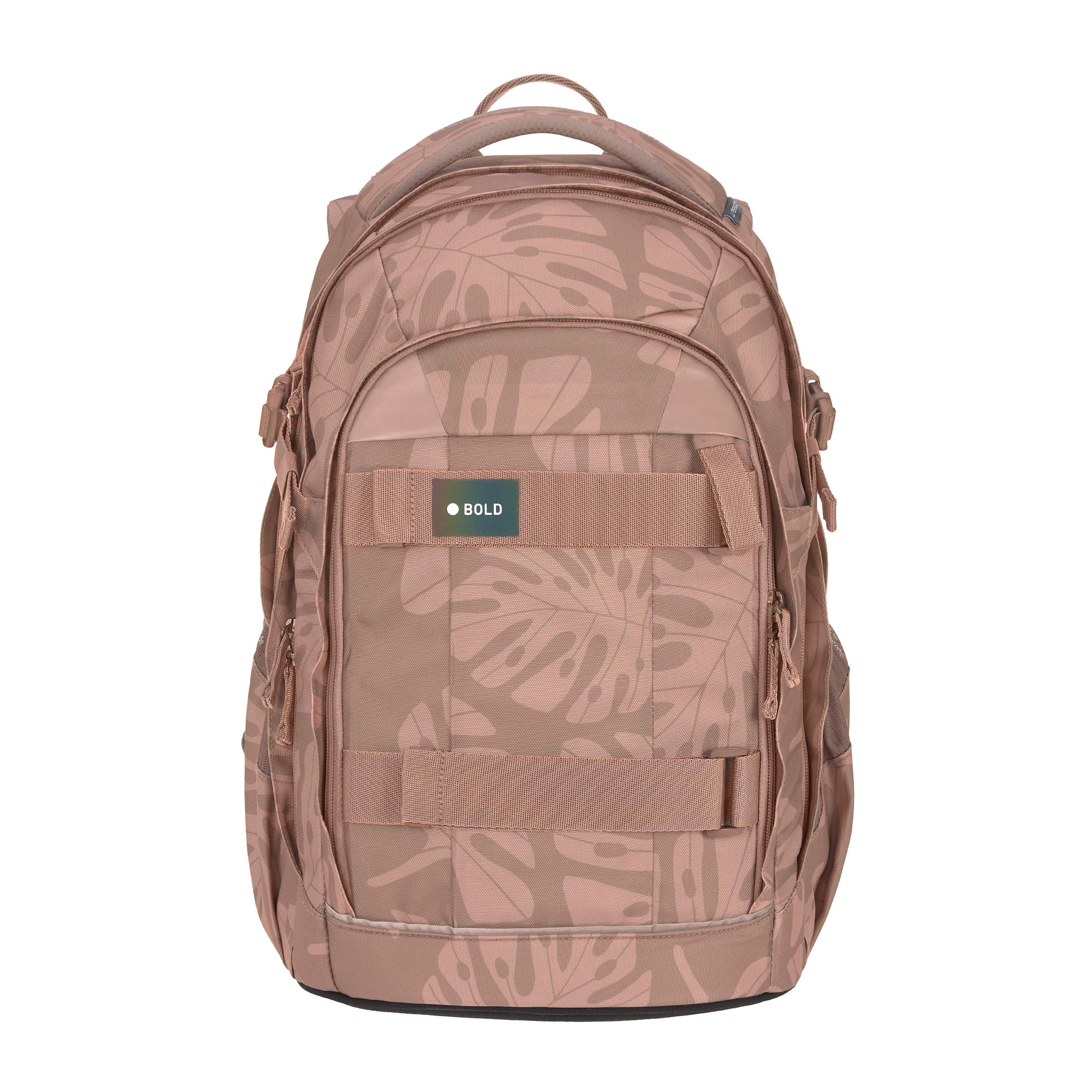 Schulrucksack School Backpack Origin Bold Leaves Caramel