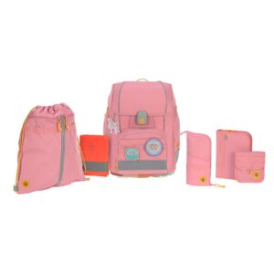 Lässig - Schulranzen Set 7-teilig Boxy Unique (Pink)