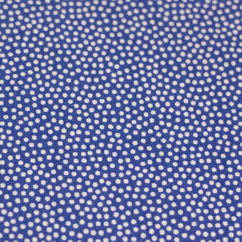 Swafing - Dotty Punkt 2mm weiß/royalblau