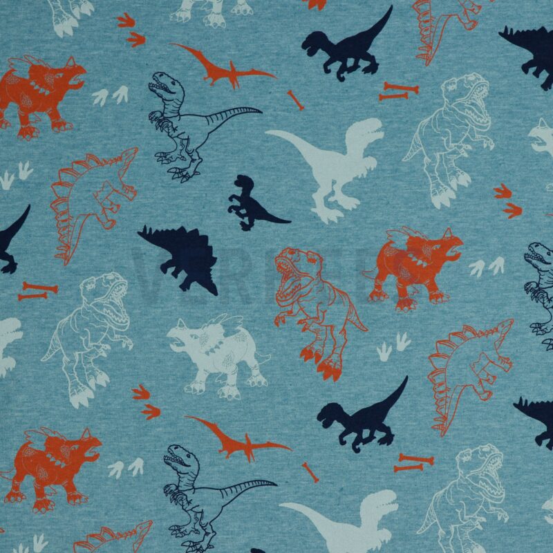 Melange Dino - Smoke Blue Melange – Bild 2