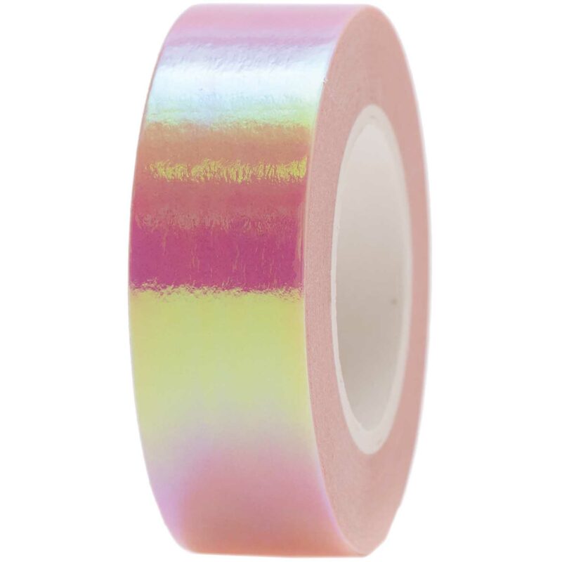 Paper Poetry Tape irisierend 15mm / 5m - Rosa