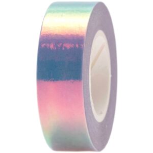 Paper Poetry Tape irisierend 15mm / 5m - Blau