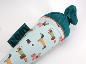 Schultüte "Hundeparade" mit Namen
