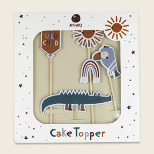 Ava&Yves - Cake Topper Geburtstag ADVENTURE – Happy Birthday