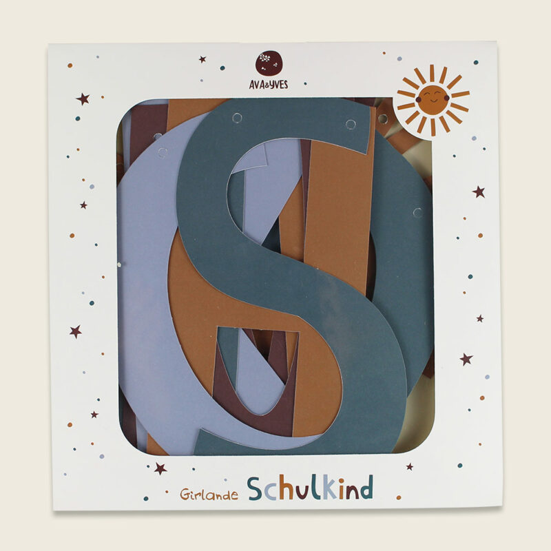 Girlande zur Einschulung "Schulkind" – Adventure – Bild 2