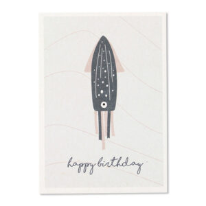 Ava&Yves - Postkarte Octopus – Happy Birthday