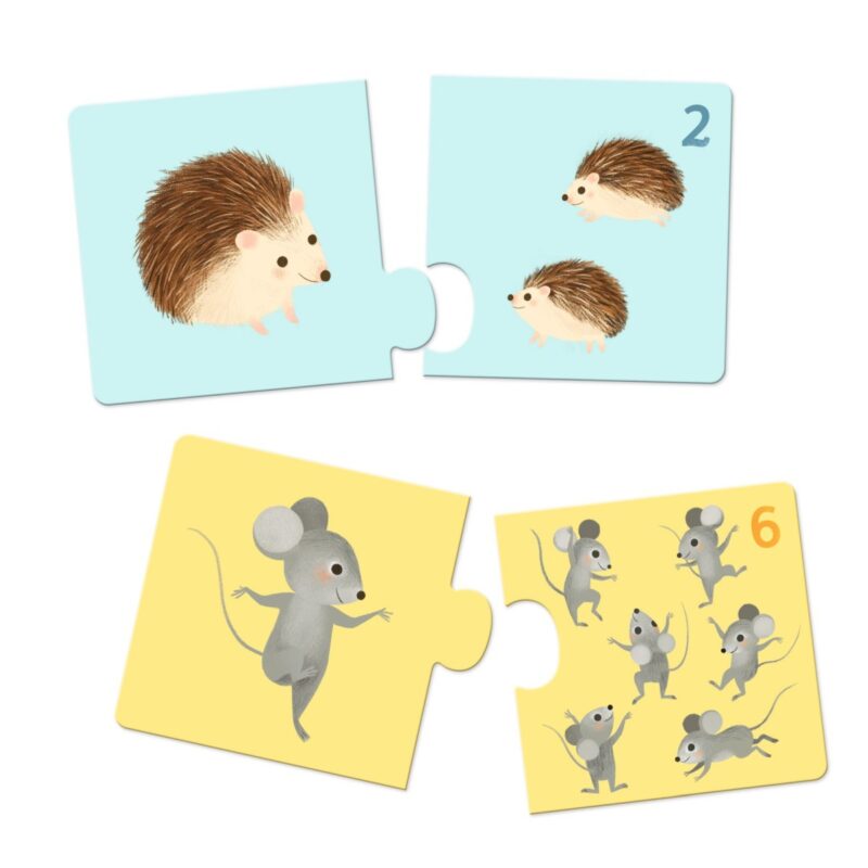 Lernspiel "Puzzle duo" – Tierbabys – Bild 2