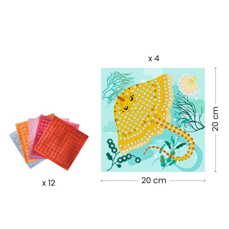 Kreativ-Set "Mosaik" – Karibik – Bild 3