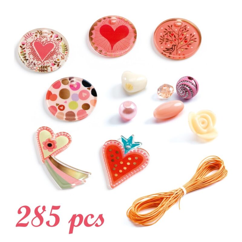 Kreativ-Set "Perlen & Schmuck" – Herzen – Bild 2